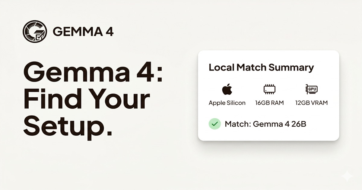 Gemma 4 Mac Setup: Best Model for M1, M2, M3 & M4 Apple Silicon